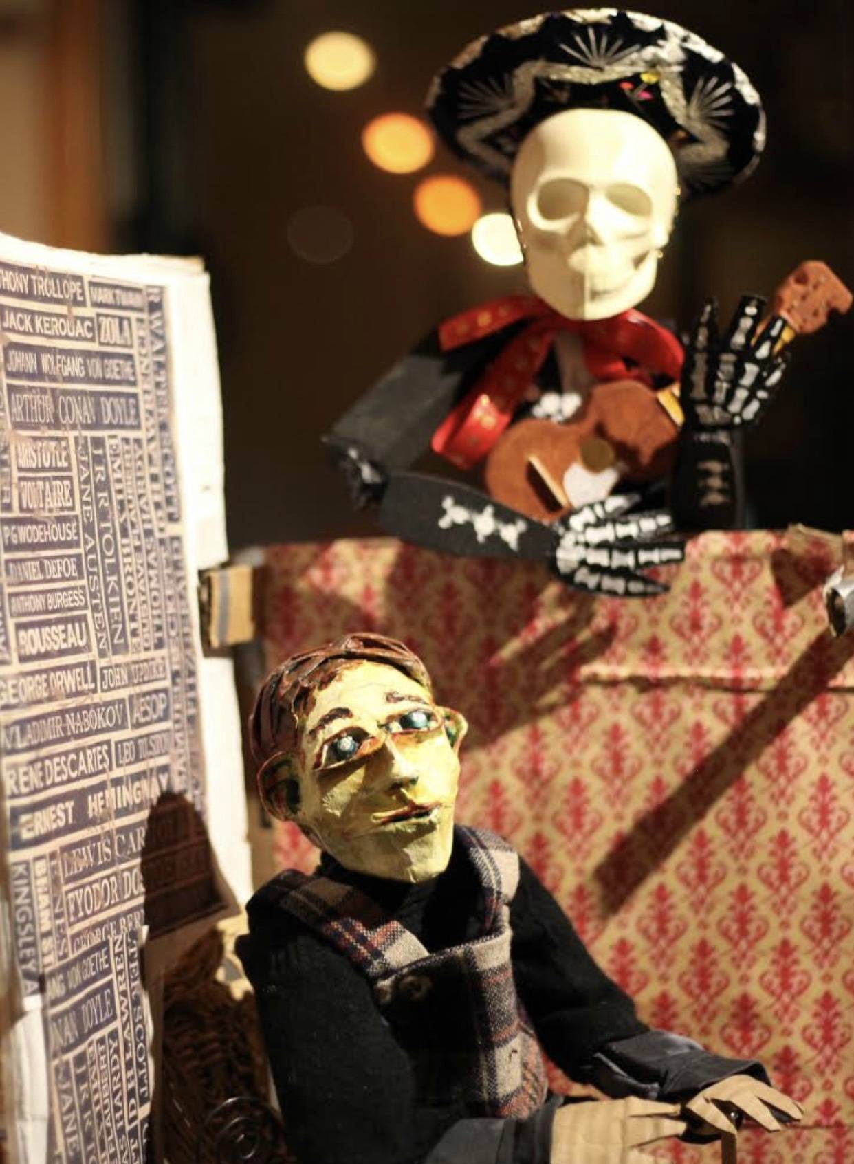 Puppets by Manuel Alvarez will be included in a poetry slam on April 6 (Courtesy Photo).