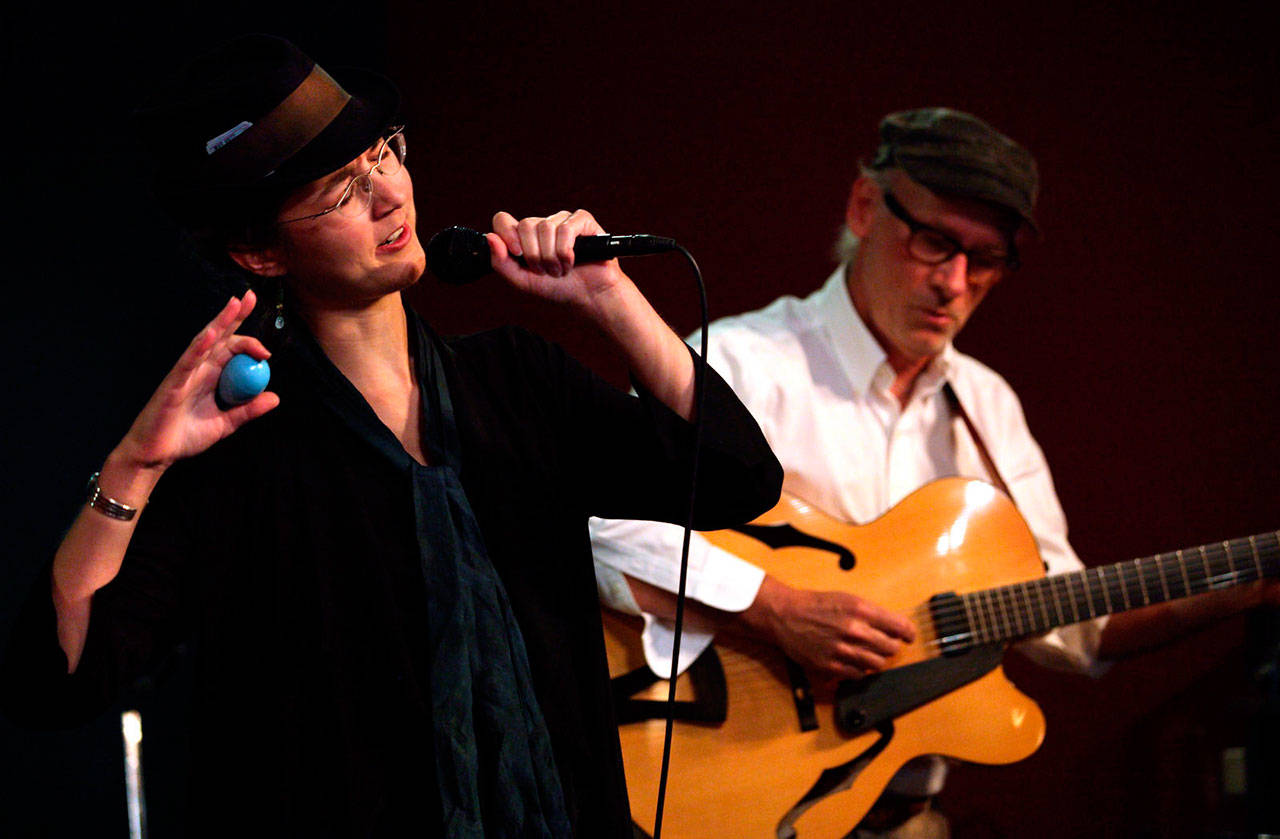 Max Hatt and Edda Glass will bring their jazz stylings to a concert at Vashon Center for the Arts on Thursday, April 18 (Anthony Proveaux Photo).