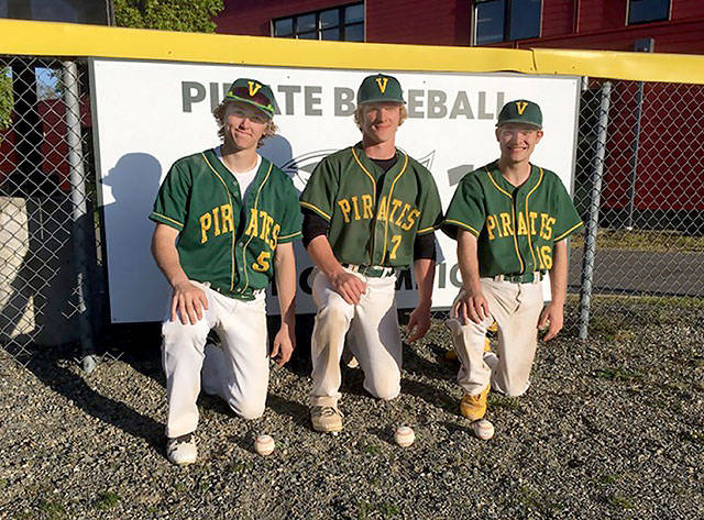 Courtesy Photo                                Players Tyler Lowell, Ary Dulfer, and Mitchel Boles are graduating this year.