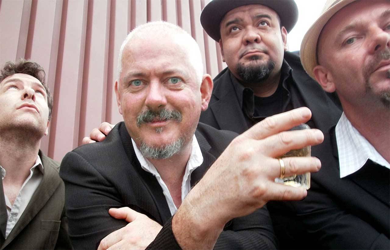 Jon Langford (center) will bring his brand of high-octane punk/alt-country to Snapdragon on June 8 (Courtesy Photo).