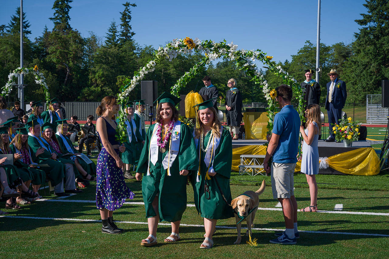 The Class of 2019 received their high school diplomas last weekend (Kent Phelan Photo).