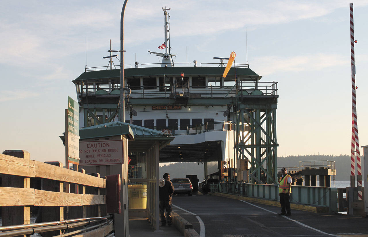 The Chetzemoka docked at the Tahlequah Ferry Terminal (File Photo).