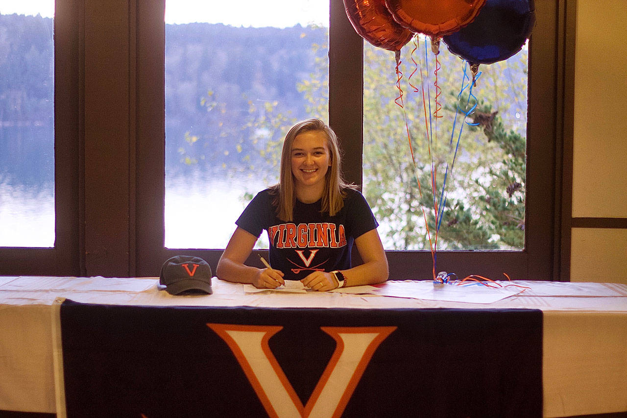 In addition to her rowing success, Kate Kelly has signed with the University of Virginia (Courtesy Photo).