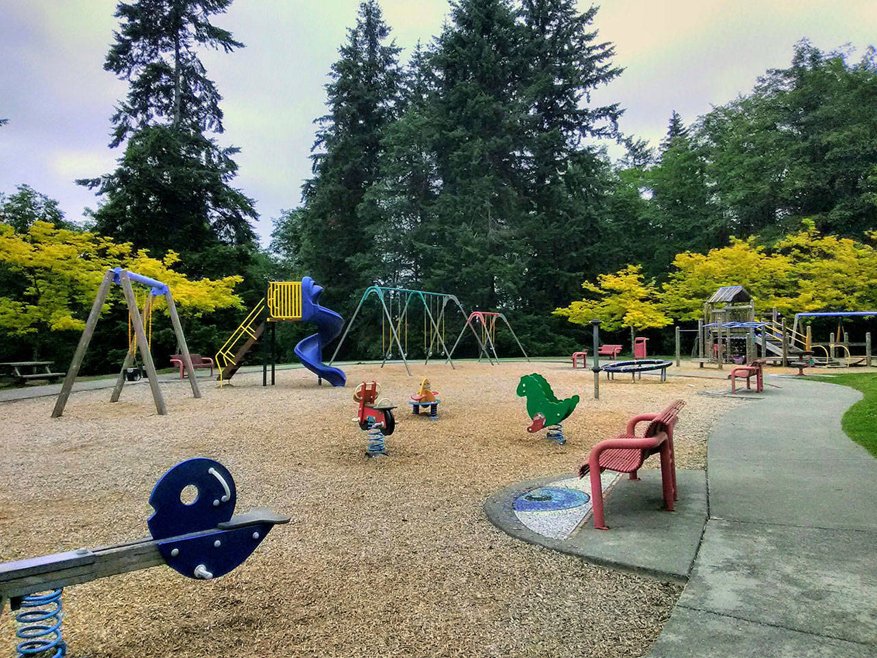 The current playground at Ober Park (File Photo).