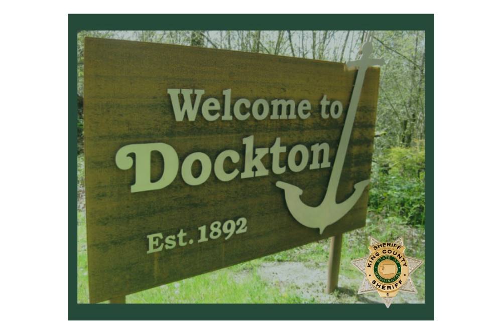 Welcome sign guiding Dockton visitors stolen