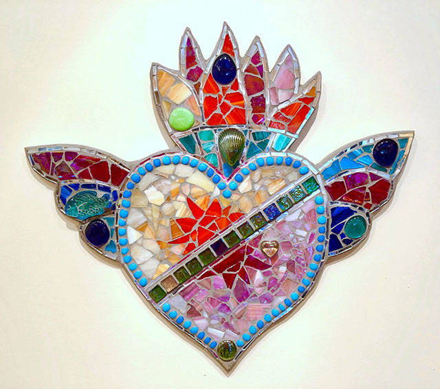 “Winged Heart,” by Kristen Reitz-Green, is included in VCA’s upcoming show, opening online on June 5 (Courtesy Photo).