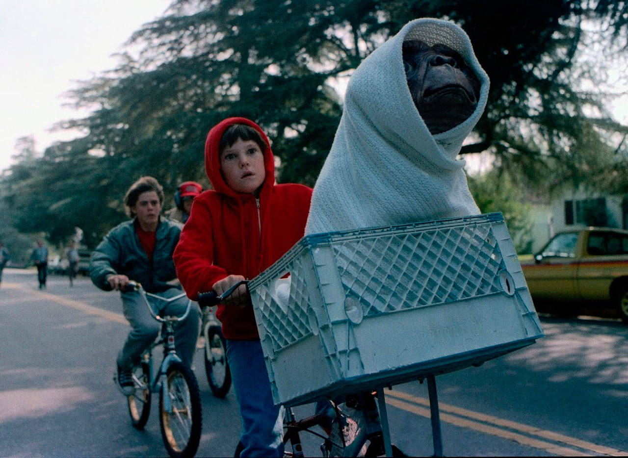 “E.T. The Extra-Terrestrial” is part of a summer’s worth of drive-in movie offerings at The Night Light Drive-in, a collaboration between Vashon Theatre and Open Space for Arts Community (Courtesy Photo).