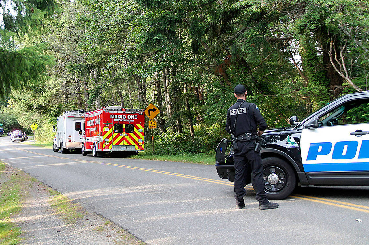 After islander Willem Van Spronsen was killed by Tacoma police officers in the early morning hours of July 13, 2019, a large law enforcement presence arrived on Vashon to search his home off Westside Hwy.