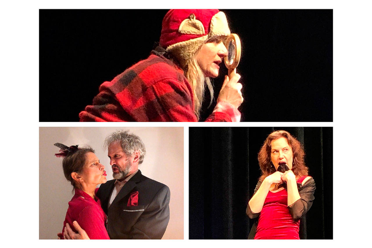 Mik Kuhlman (top), David and Janet Godsey (bottom left) and Maria Glanz (bottom right) are part of the cast of “Savage/Love” (Courtesy Photo).