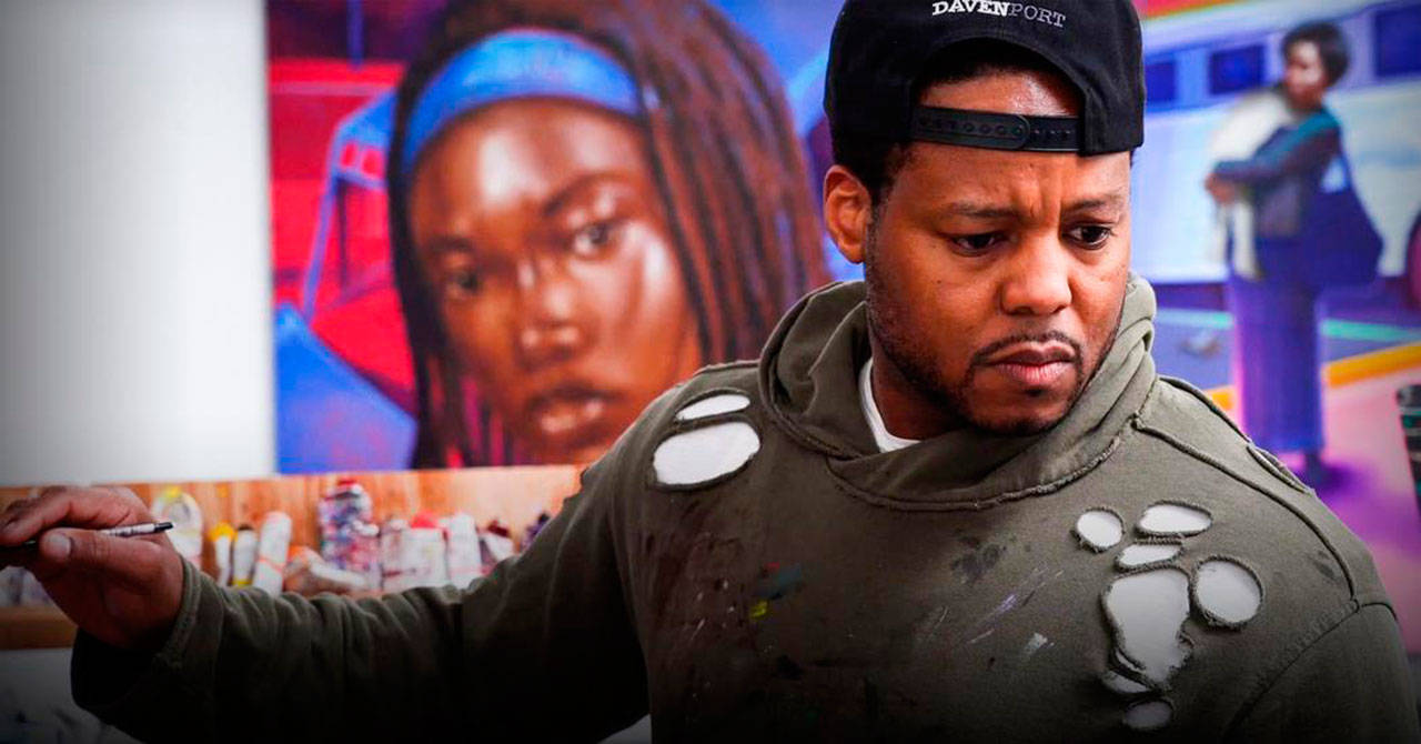 A TED talk by Titus Kaphar, Can Beauty Open Our Heart to Difficult Conversations? is part of the Black Lives Matter curriculum at McMurray Middle School in February (Courtesy Photo).