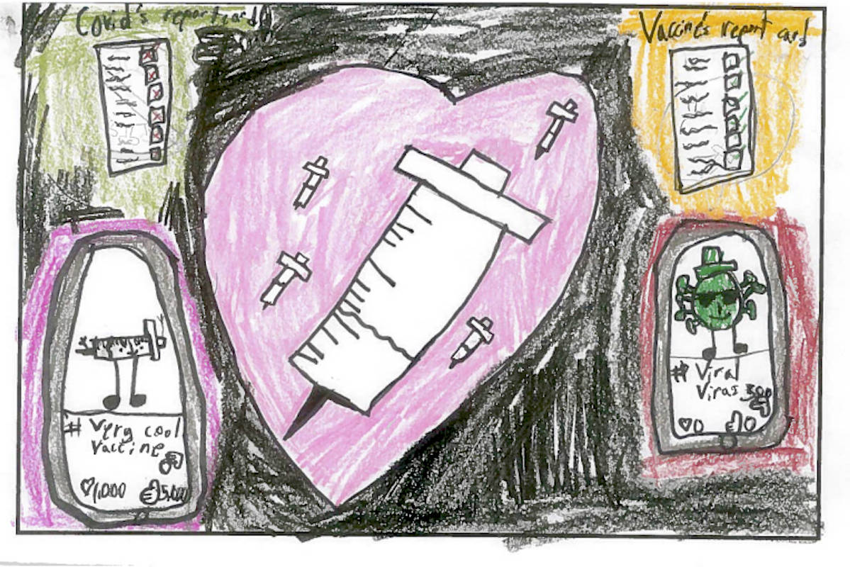 Valen a student of Coldstream Elementary writes advice for adults amid a pandemic.