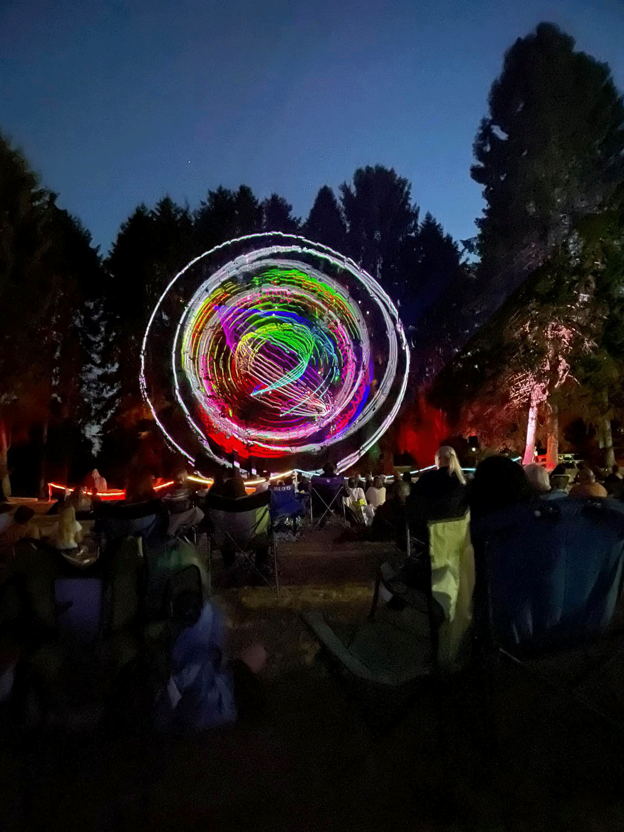 (Laura Jean Walls-Fisher Photo)
Hundreds attended “Liquid Light” on July 4.