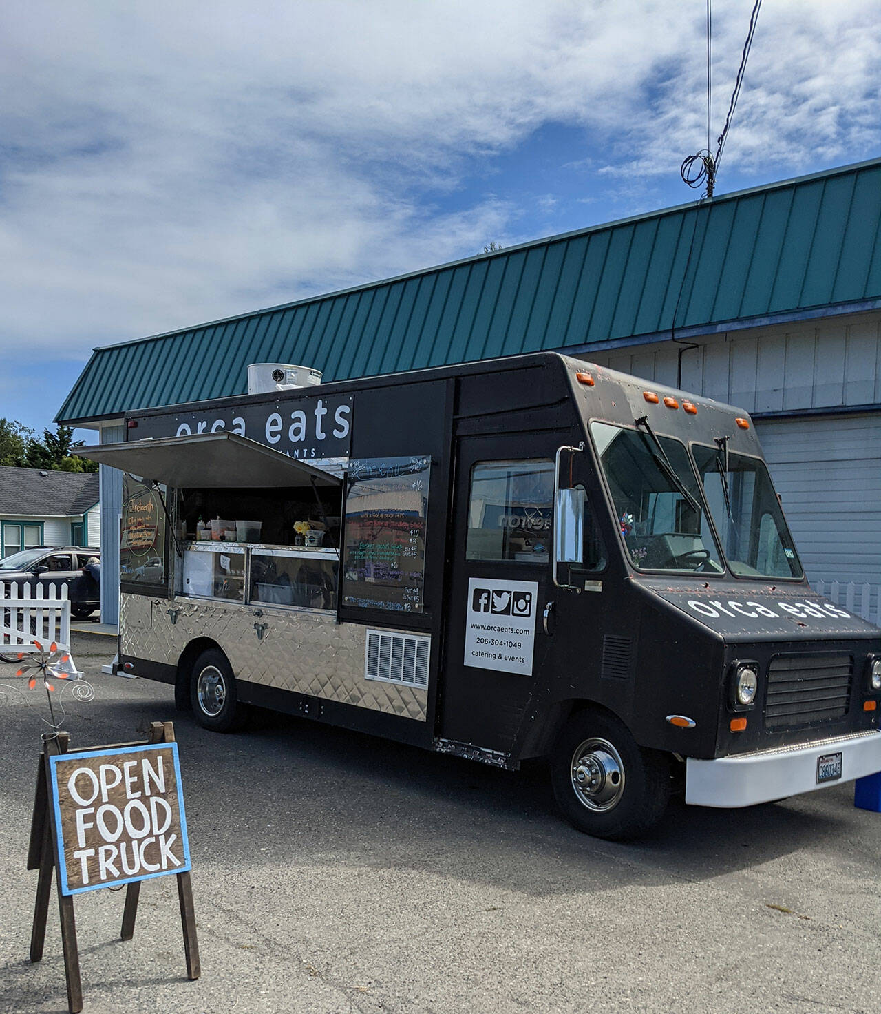 (Photo Courtesy Emily Wigley) The Orca Eats food truck serves locally sourced entrees, desserts and beverages.