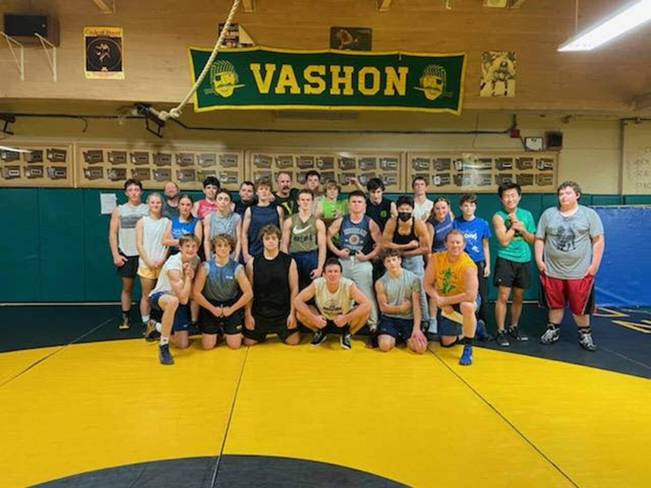 (Kelly Murphy Photo) VHS wrestlers are ready to compete.