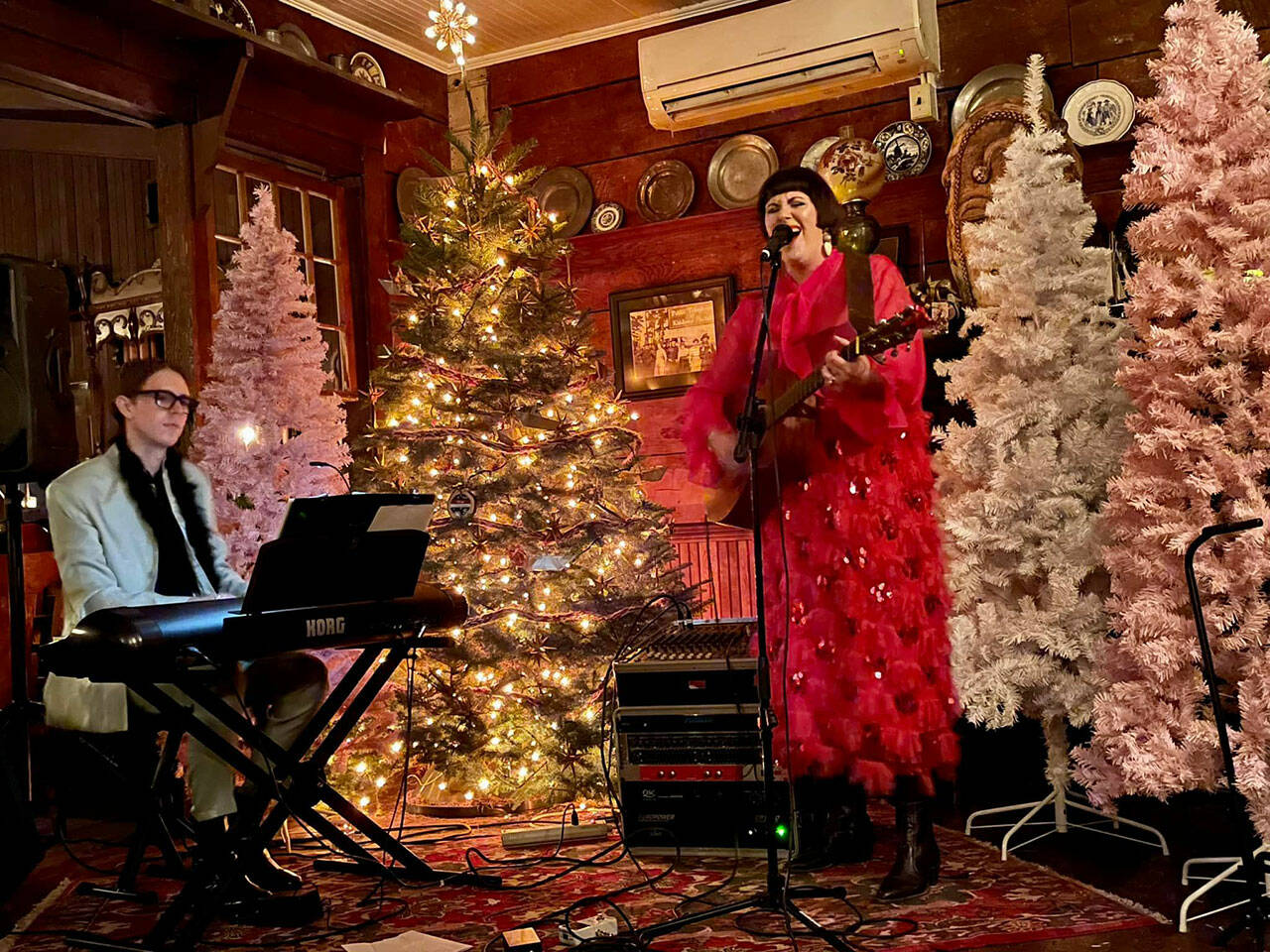 (Debra Heesch Photo) Alessandra Rose, during a recent performance at the Tokeland Hotel.