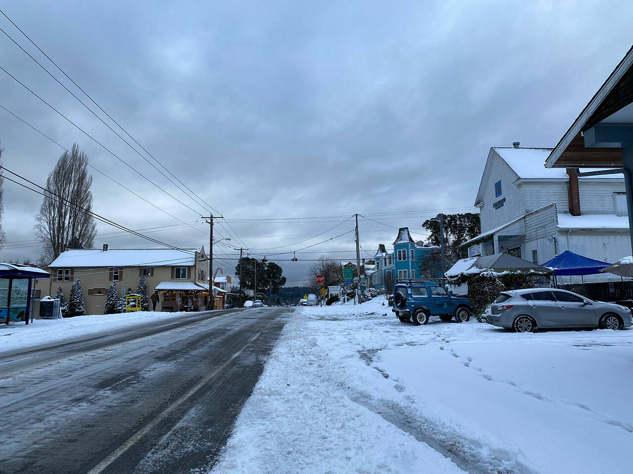 Snow, lower than normal temperatures come to Vashon VashonMaury