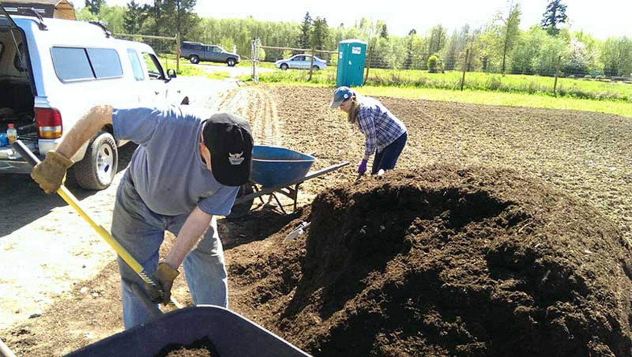 (Photo Courtesy Zero Waste Vashon) A community-scale compost facility on Vashon would eliminate greenhouse gas emissions and costs created by trucking waste off the island, and allow islanders to use their own organic waste to improve island soils.