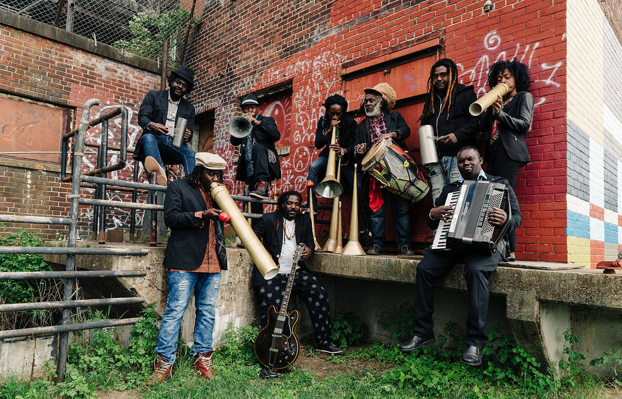 (Daniel Schechner Photo) The Haitian band, Lakou Mizik, will play at Open Space on March 31.