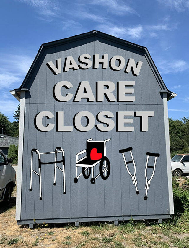 (Courtesy Graphic) This altered photo shows what the Care Closet will soon look like, with a new mural painted on the side.