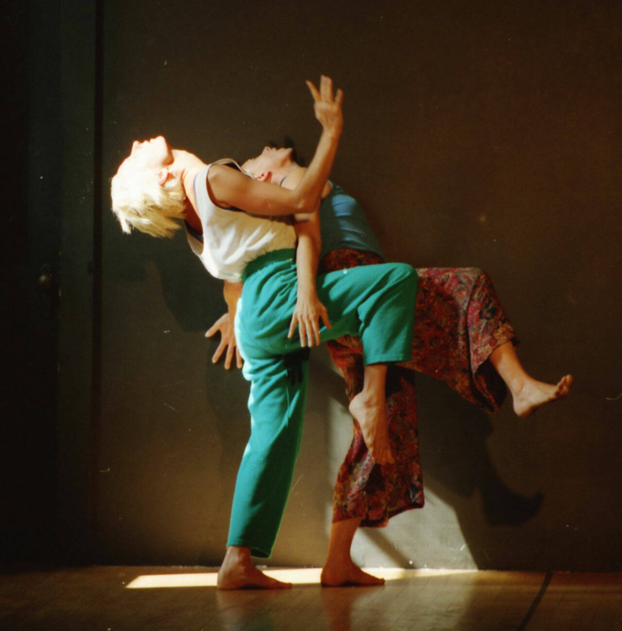 (Ray Chung Photo) “Redux Forward,” a pair of events on July 11 and 12 at Open Space for Arts & Community will celebrate the 50-year history of Contact Improvisation, a dance form based on the principles of gravity, body weight, momentum, and trust.
