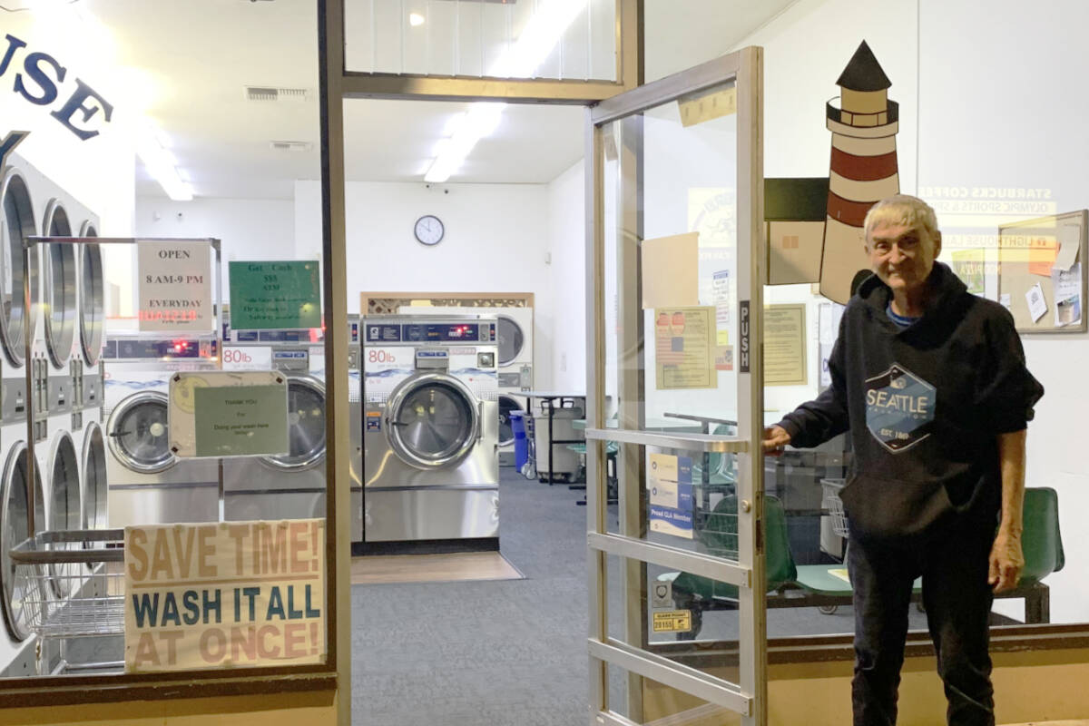 Patrick Montgomery and his wife, Laurie, opened their first Lighthouse Laundry in Westgate South Mall in 1999.