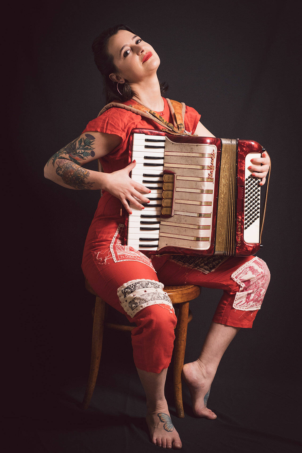 (Courtesy Photo) Pascuala Illabaca, a composer, singer, accordionist and pianist, will perform at VCA with her band, Fauna.