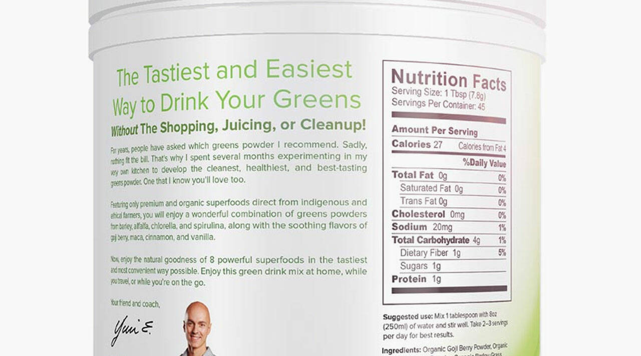 Energy Greens Supplement Review (Yuri Elkaim) VashonMaury Island