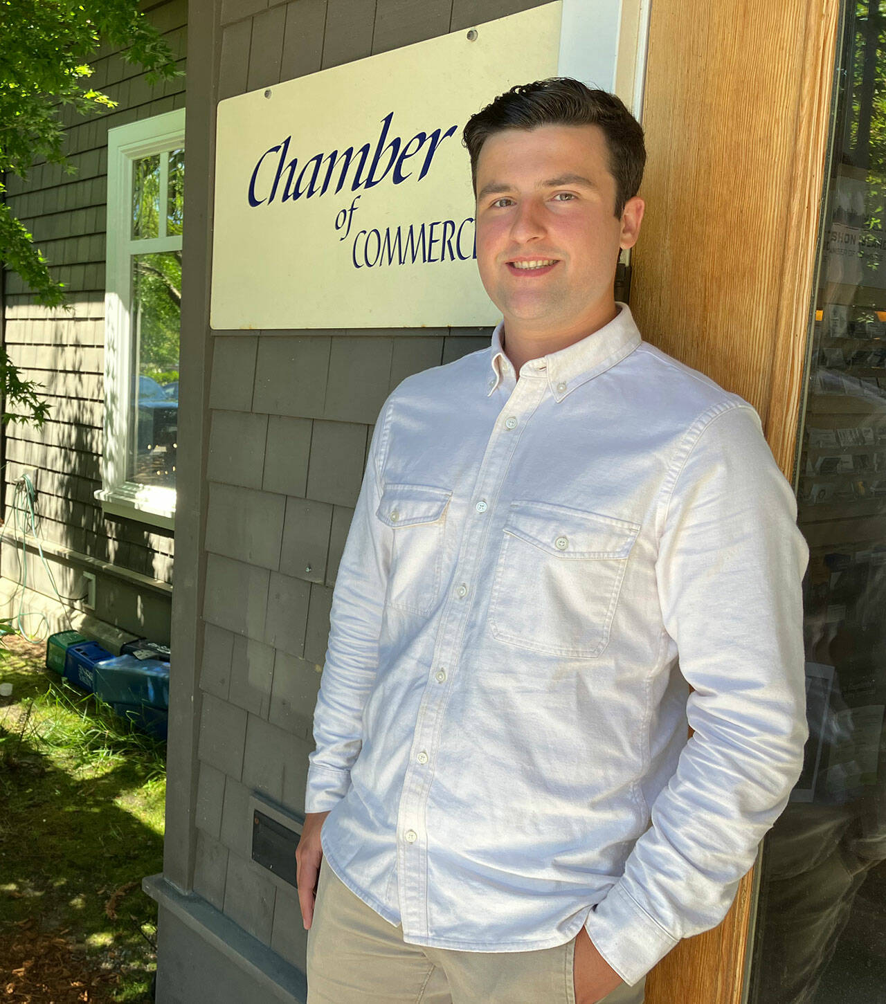(Elizabeth Shepherd Photo) Ben Stemer is the new executive director of Vashon Island Chamber of Commerce.