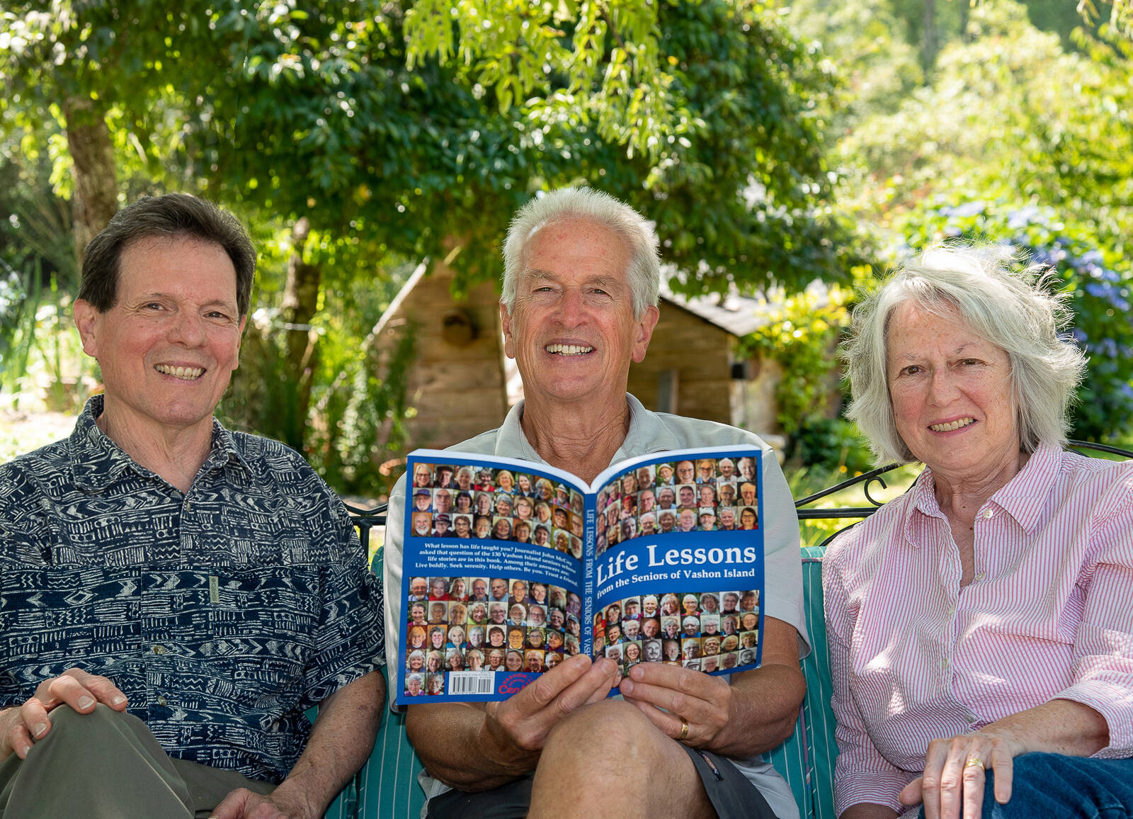 Kathleen Webster Photo 
The creators of “Life Lessons” (left to right), Richard Rogers, John McCoy and Alice Bloch.