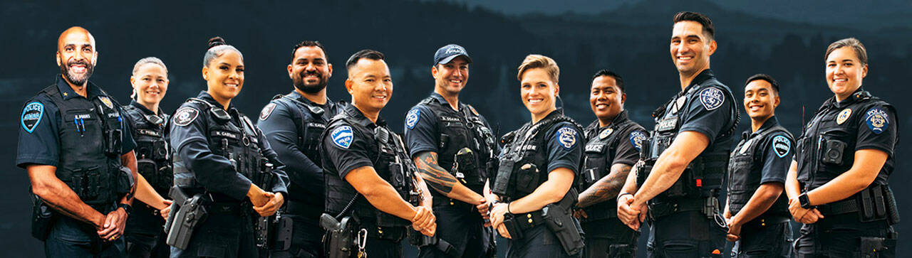 Police agencies in Federal Way, Kent, Renton, Des Moines, Tukwila and the Port of Seattle are looking to hire a more diverse staff. COURTESY PHOTO, Valley Police Agencies