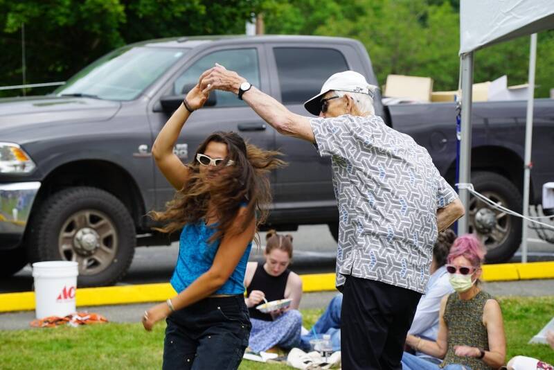 There will be plenty of room for dancing in the street and hobnobbing with other islanders during the Chamber’s Summer Nights series, starting in June (Connie Sorensen Photo).