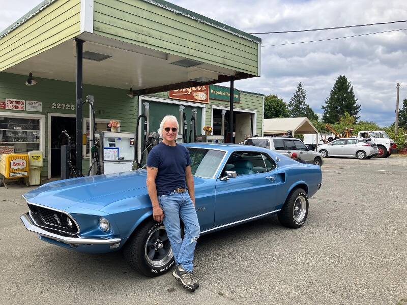 Scotty Johnson is bringing his 1969 Mustang Fastback to the Engels car show, and he’ll also play in the band that revs up the crowd at the annual event (Elizabeth Shepherd Photo).