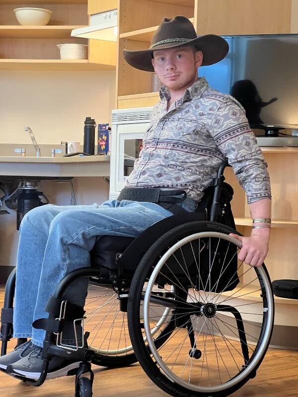 Coulter Verharen, at Craig Hospital (Courtesy Photo).