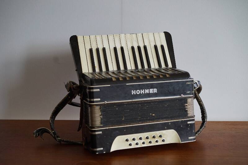 Instruments like this classic Hohner Accordion can be yours (temporarily) after taking a visit to the Vashon Events Music Instrument Library (Photo from vashonevents.org).