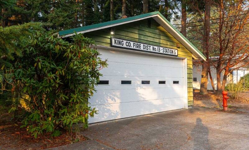 Fire Station 59, on Vashon’s north end, has been out of service for two decades (VIFR Photo).