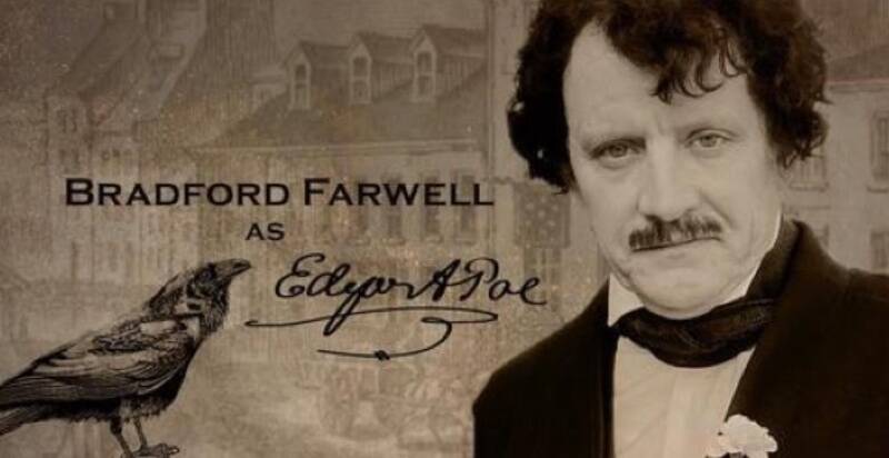 Bradford Farwell will embody Edgar Alan Poe in Vashon Rep’s October offering (Courtesy Graphic).