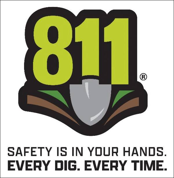 Courtesy photo
Calling 8-1-1 works great. You can also go online to Washington811.com and complete a form. Be sure to contact the 8-1-1 center at least two days before you dig so they can get a locator expert to your project.