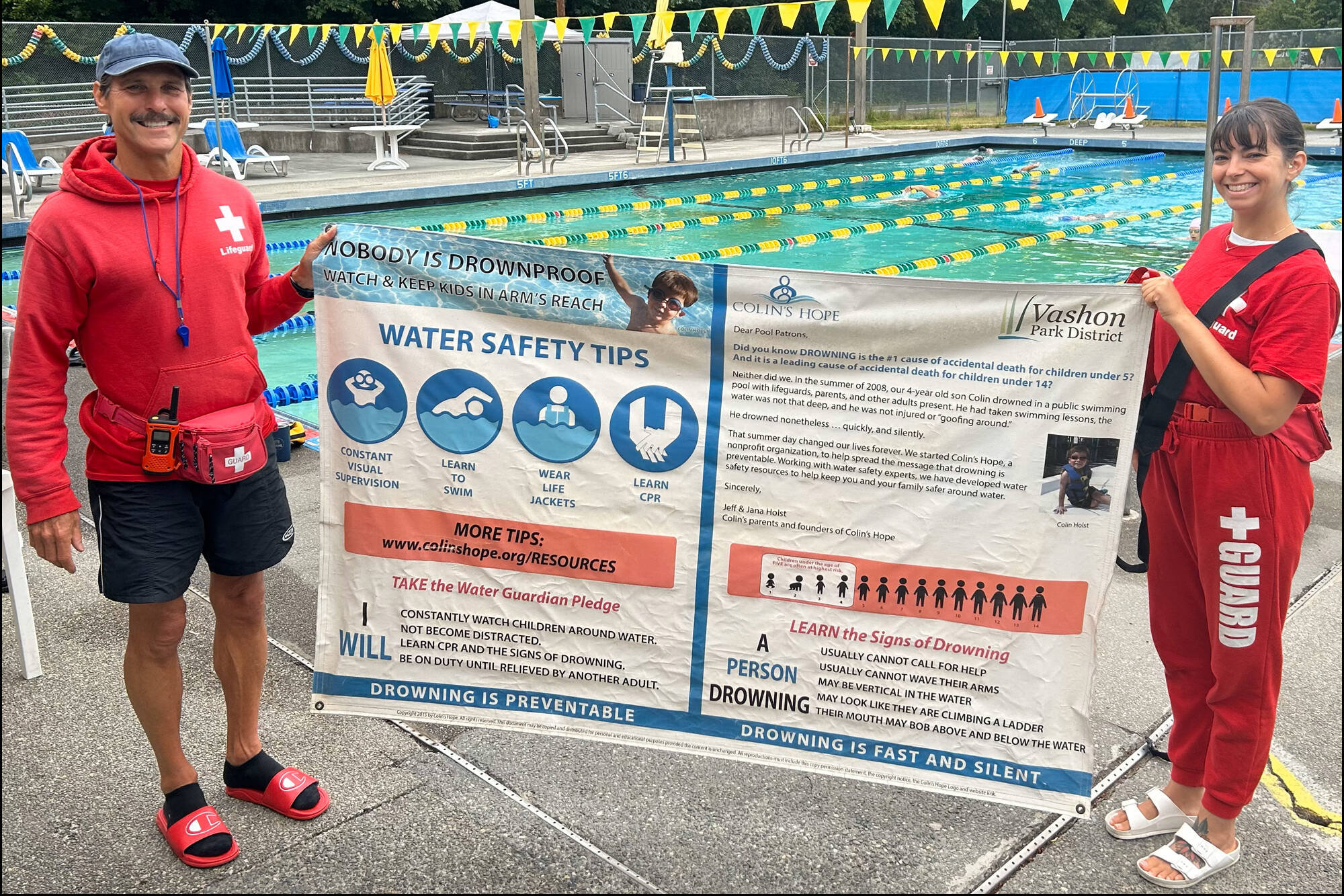 VashonBePrepared Summertime water safety and swimming lessons save