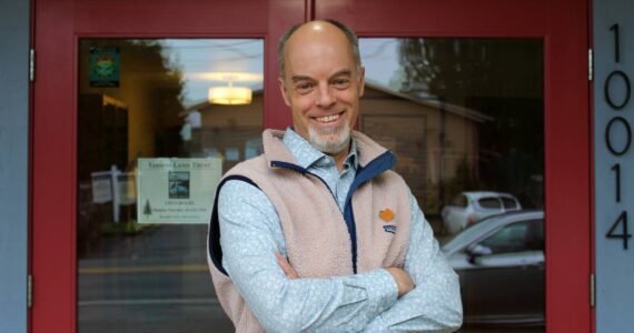 Theron Shaw is the executive director of the Vashon-Maury Island Land Trust. (Alex Bruell photo)