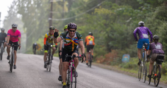 There is always one rider at P2P who needs to be different. Can you spot him? (Jordan Petram Photo)