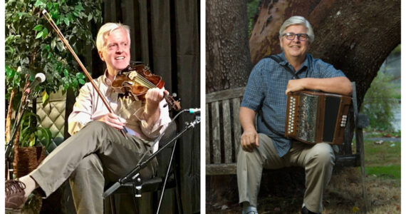 Brian Conway and John Whelan will play in a concert on Oct. 10 at the Vashon Havurah. (Courtesy Photos)