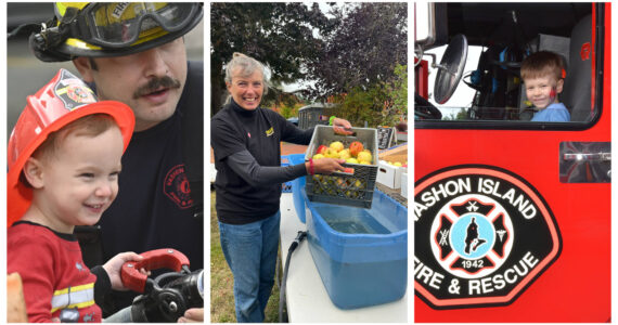 Islanders of all ages showed up in droves to enjoy VIFR’s annual open house and CiderFest.
(Left to right: Wade Yip, Abby Antonelis and Jim Diers Photos)