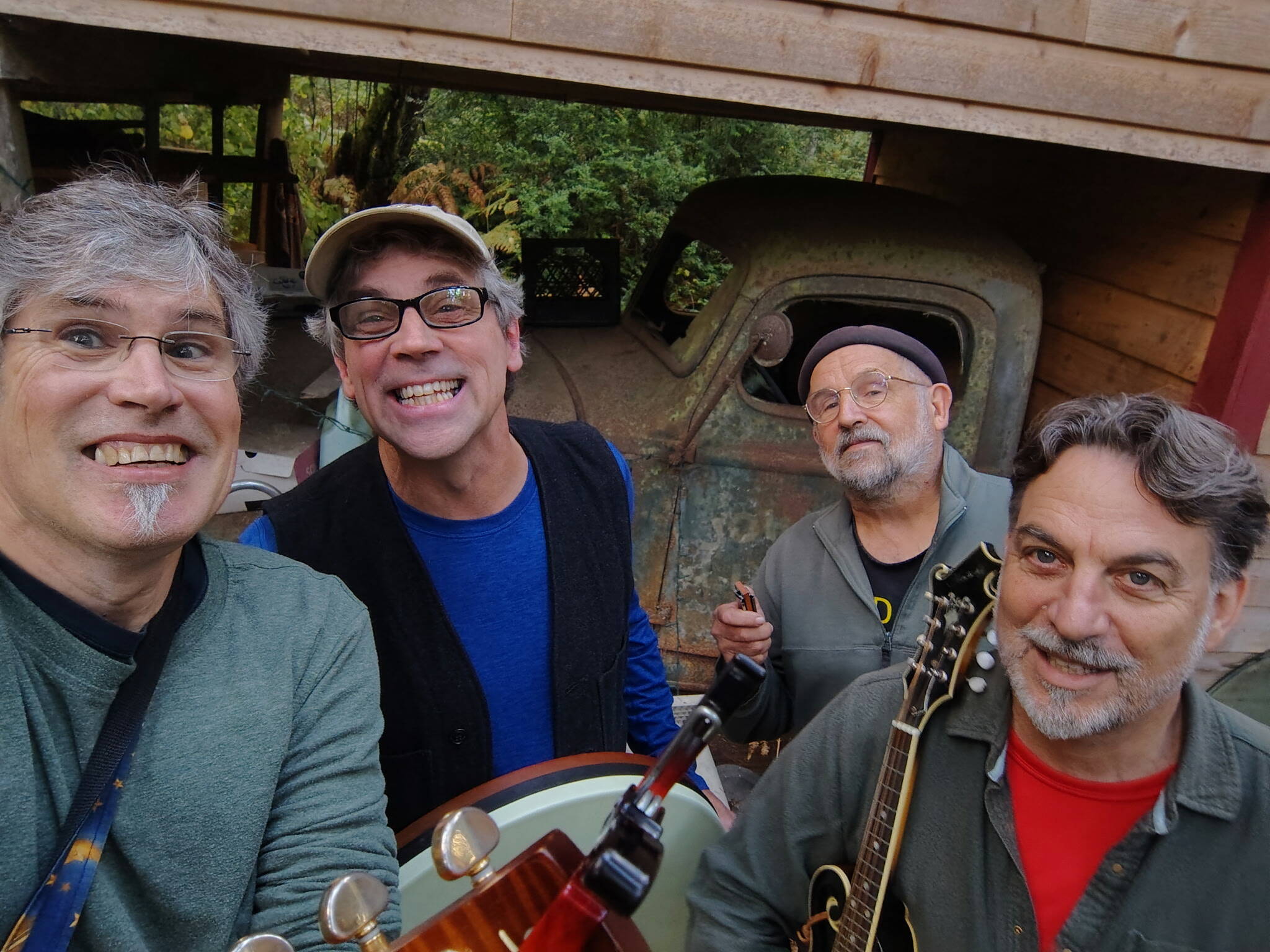 (Left to right) Steffon Moody, backed by Bill Moyer, Mark Graham, Andre Sapp and (not pictured) Louisa Moody, will bring “From the Ashes, We Will Rise” to VCA on Nov. 8.