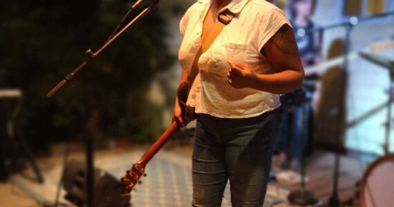 Stephanie Anne Johnson plays a concert on Nov. 8 at Open Space. (Mackenzie McAninch Photo)