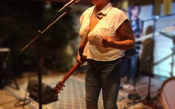 Stephanie Anne Johnson plays a concert on Nov. 8 at Open Space. (Mackenzie McAninch Photo)