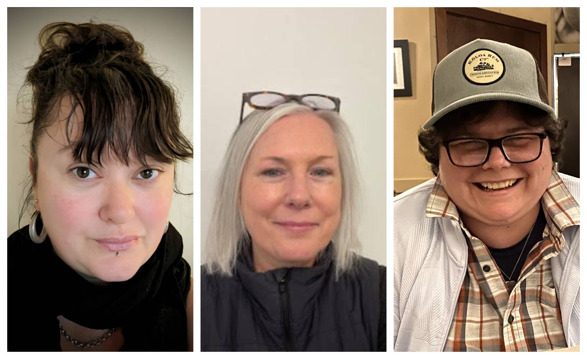 From left: Public Hospital District No. 5 commissioners-elect Celia Cugudda (Position 3) and Rebecca Chavez (Position 4) and Vashon Island Fire Rescue Commissioner Amy Drayer (Position 2).