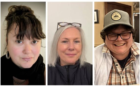 From left: Public Hospital District No. 5 commissioners-elect Celia Cugudda (Position 3) and Rebecca Chavez (Position 4), and Vashon Island Fire Rescue Commissioner Amy Drayer (Position 2).