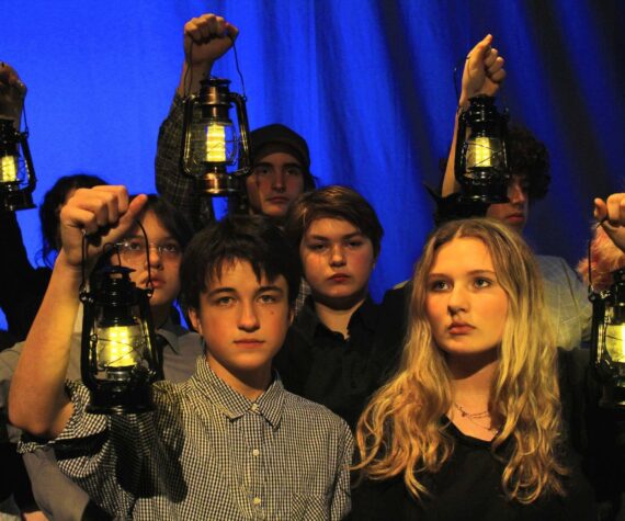 Sebastian Gallez Photo
Cast members of Vashon High School’s upcoming production of “Our Town.”