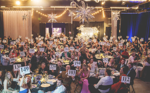 Yui Holbrook Photo
A packed house gathered at Open Space for Arts & Community for the first-ever gala auction held by Vashon Schools Foundation.