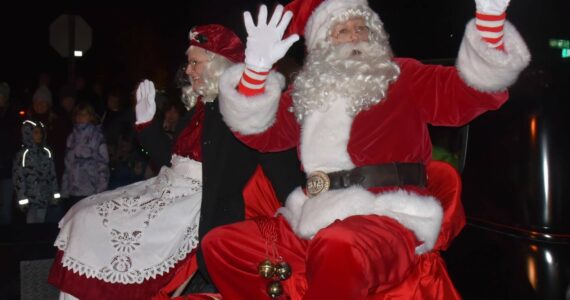 Jim Diers Photos
Santa and Mrs. Claus wave to the crowd at WinterFest 2024.